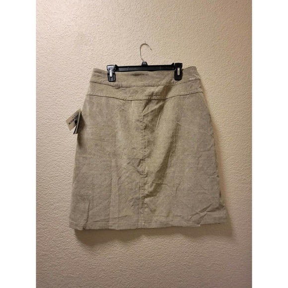 NWT Woolrich A-line Skirt, Dark Khaki Color Size 14 - Picture 12 of 14